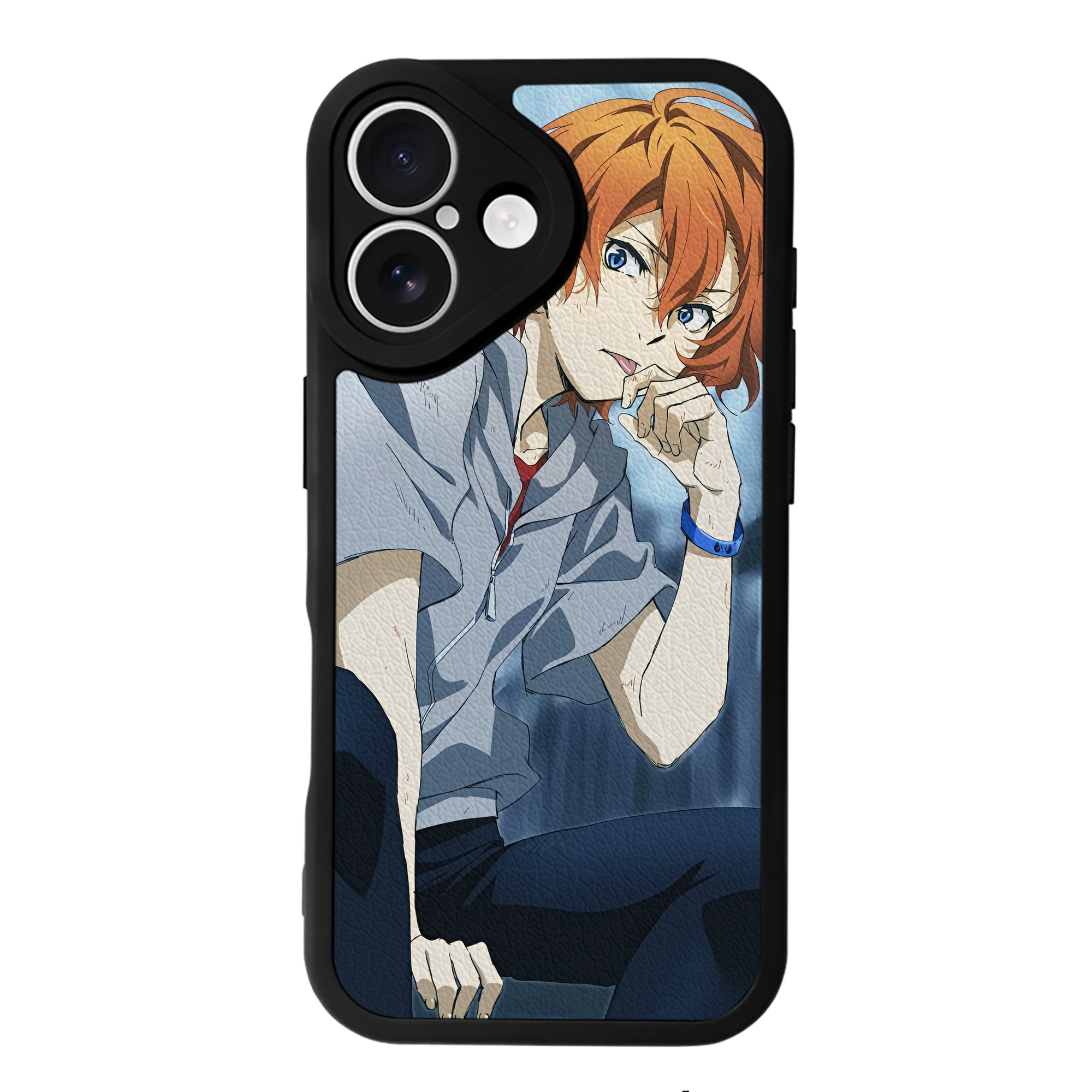 （画像用） 文豪ストレイドッグス Bungo Stray Dogs 【iPhone 16シリーズ対応】シリコンスマホケース（レザー調） 材質：シリコン